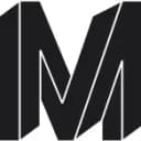 Black, stylized capital letter "DasMeta" with sharp angles and a bold, modern design on a white background.