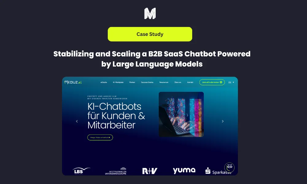 Case study: scaling a B2B SaaS chatbot